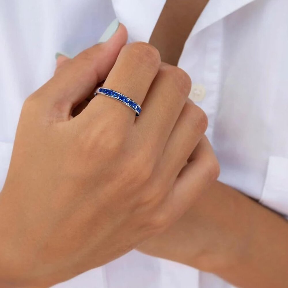 Hypoallergenic Stackable Women's Ring Set | 925 S… - image 3